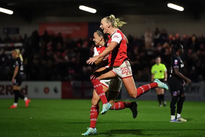 Framed Print : Arsenal Women's Super League: Blackstenius and McCabe's Stunning Goal Duo Lights Up Arsenal's Victory Over West Ham Framed Print : Arsenal Women's Super League: Blackstenius and McCabe's Stunning Goal Duo Lights Up Arsenal's Victory Over West Ham