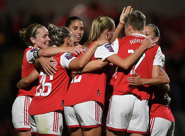 Arsenal Women's Super League: Arsenal vs. Brighton & Hove Albion - 4-Goal Celebration