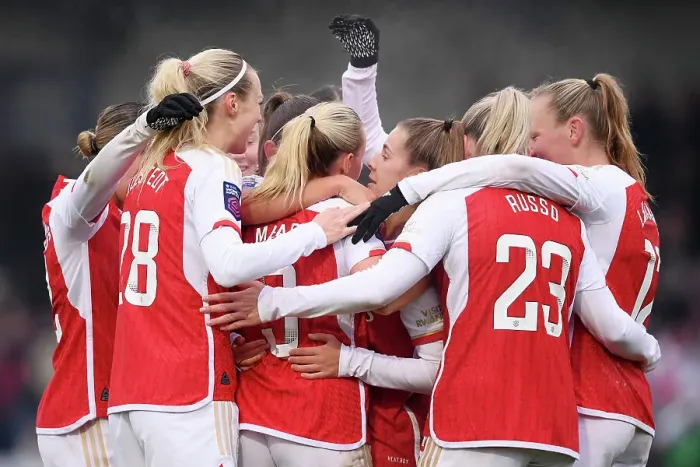 Framed Print : Arsenal Women's Super League: Beth Mead Scores Her Second Goal Against West Ham