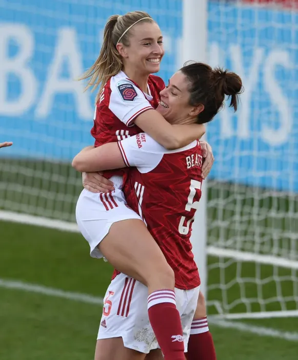 Framed Print : Arsenal Women's Super League Triumph: Beattie's Hat-trick Seals Victory Over Everton