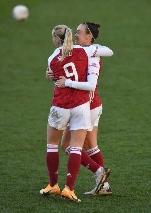 Framed Print : Arsenal Women's Super League Victory: Beth Mead Scores Fourth Goal Against Everton Framed Print : Arsenal Women's Super League Victory: Beth Mead Scores Fourth Goal Against Everton