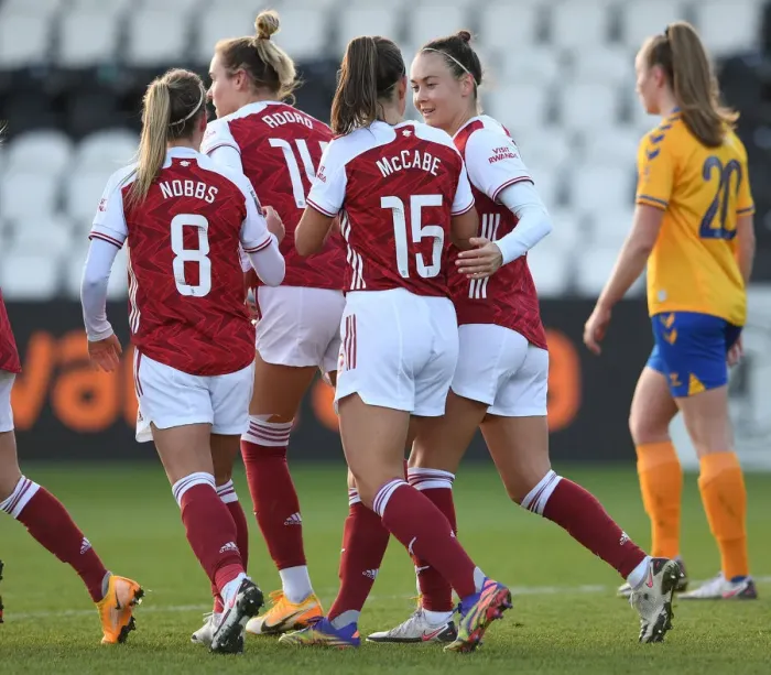 Framed Print : Arsenal Women's Super League Victory: Caitlin Foord Scores Double Against Everton Framed Print : Arsenal Women's Super League Victory: Caitlin Foord Scores Double Against Everton