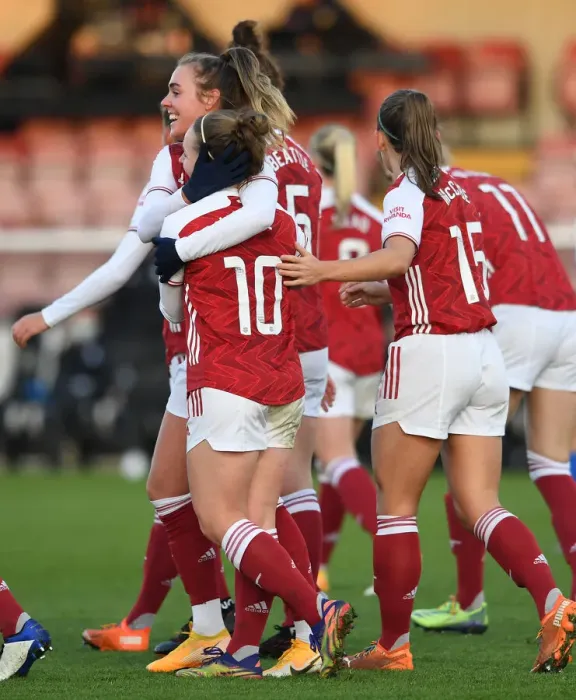 Framed Print : Arsenal Women's Super League Victory: Jill Roord Scores Decisive Goal Against Birmingham City
