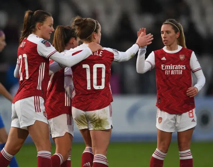 Framed Print : Arsenal Women's Super League Victory: Kim Little Scores Hat-trick Against Birmingham City