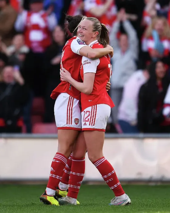 Framed Print : Arsenal Women's Superb Performance: Frida Maanum Scores Fifth in FA WSL Triumph over Tottenham Hotspur Framed Print : Arsenal Women's Superb Performance: Frida Maanum Scores Fifth in FA WSL Triumph over Tottenham Hotspur