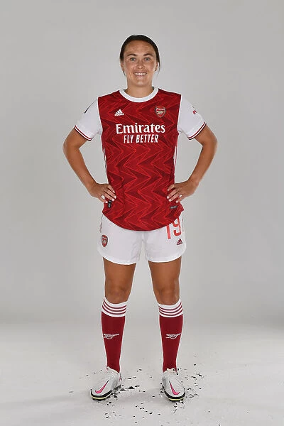 Arsenal Women's Team 2020-21: Caitlin Foord at Team Photocall