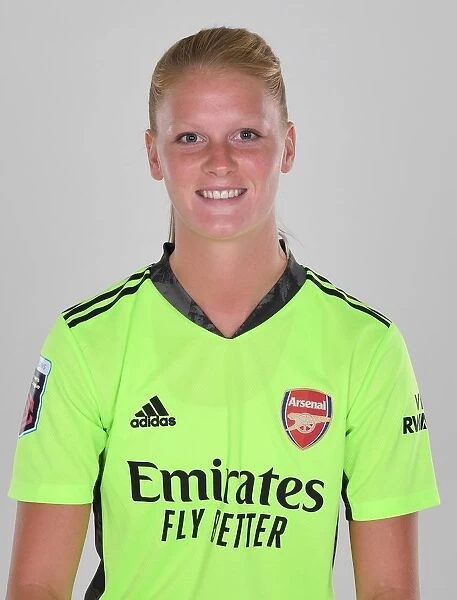 Arsenal Women's Team 2020-21: Fran Stenson at Arsenal Womens Photocall