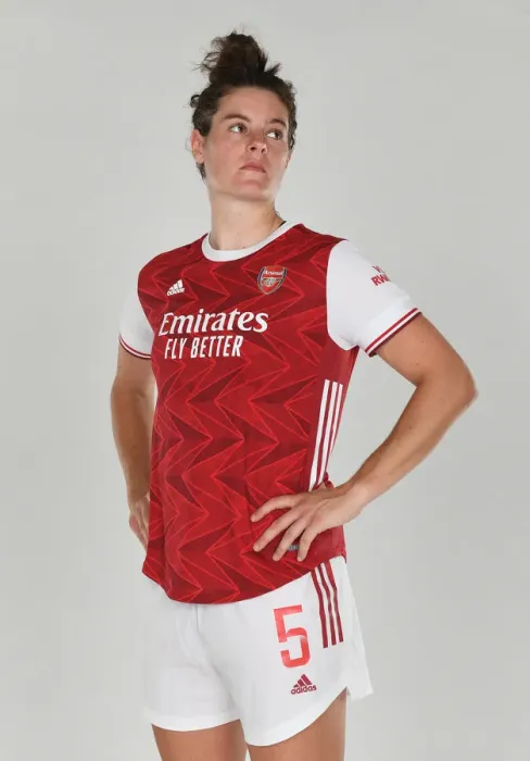 Framed Print : Arsenal Women's Team 2020-21: Jennifer Beattie at Arsenal Womens Photocall