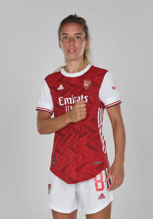 Framed Print : Arsenal Women's Team 2020-21: Jordan Nobbs at Arsenal Photocall