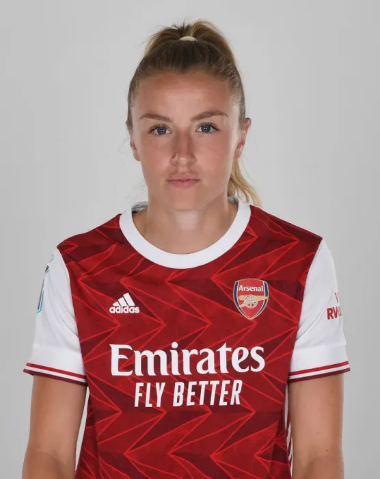 Framed Print : Arsenal Women's Team 2020-21: Leah Williamson at Arsenal Photocall