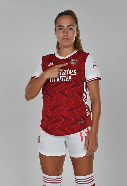 Arsenal Women's Team 2020-21: Lia Walti at Arsenal Photocall