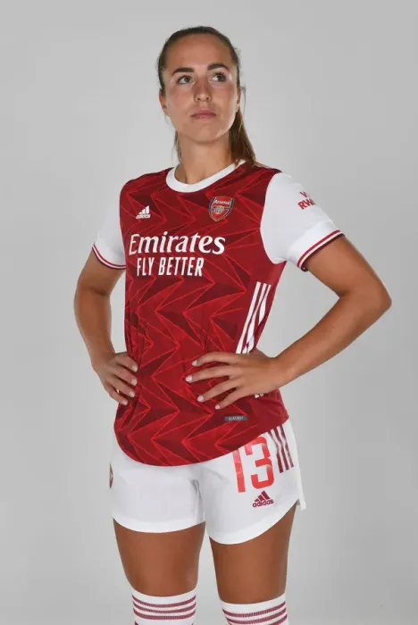 Framed Print : Arsenal Women's Team 2020-21: Lia Walti at Arsenal Womens Photocall