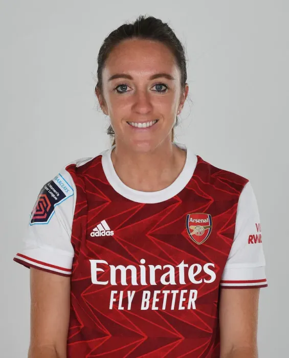 Framed Print : Arsenal Women's Team 2020-21: Lisa Evans at Arsenal Womens Photocall
