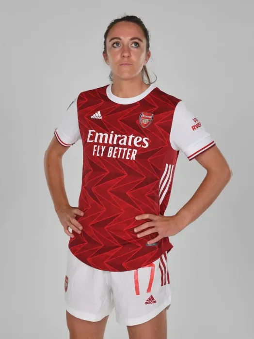 Framed Print : Arsenal Women's Team 2020-21: Lisa Evans at Arsenal Womens Photocall