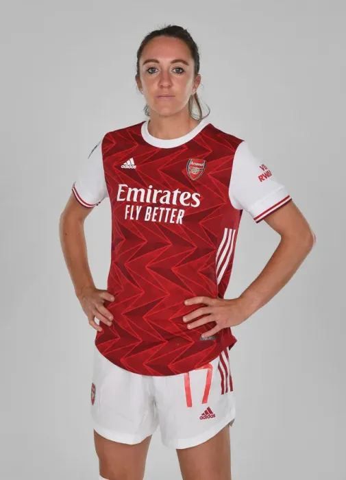 Framed Print : Arsenal Women's Team 2020-21: Lisa Evans at Arsenal Womens Photocall