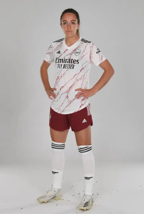 Framed Print : Arsenal Women's Team 2020-21 Photocall: Lisa Evans at London Colney