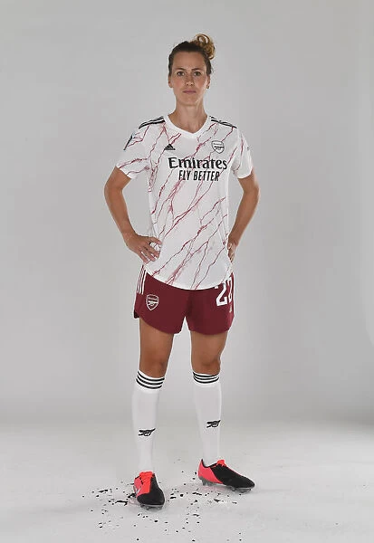 Arsenal Women's Team 2020-21: Viki Schnaderbeck at Arsenal Photocall