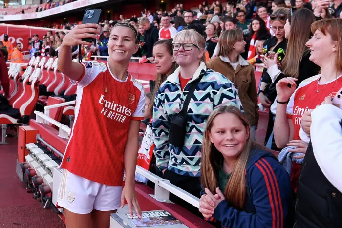 Framed Print : Arsenal Women's Team Celebrates Thrilling Victory over Aston Villa with Elated Fans at Emirates Stadium Framed Print : Arsenal Women's Team Celebrates Thrilling Victory over Aston Villa with Elated Fans at Emirates Stadium