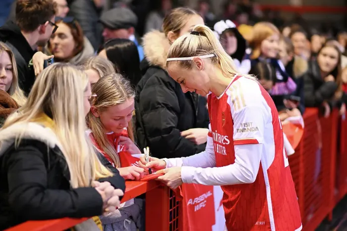 Framed Print : Arsenal Women's Team Faces Brighton & Hove Albion in Barclays Super League: Post-Match Autograph Session Framed Print : Arsenal Women's Team Faces Brighton & Hove Albion in Barclays Super League: Post-Match Autograph Session