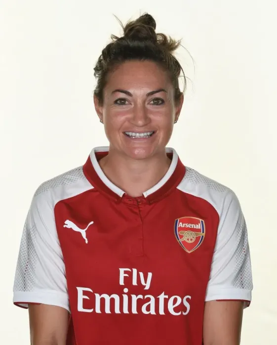 Framed Print : Arsenal Women's Team: Jodie Taylor at 2017 Photocall
