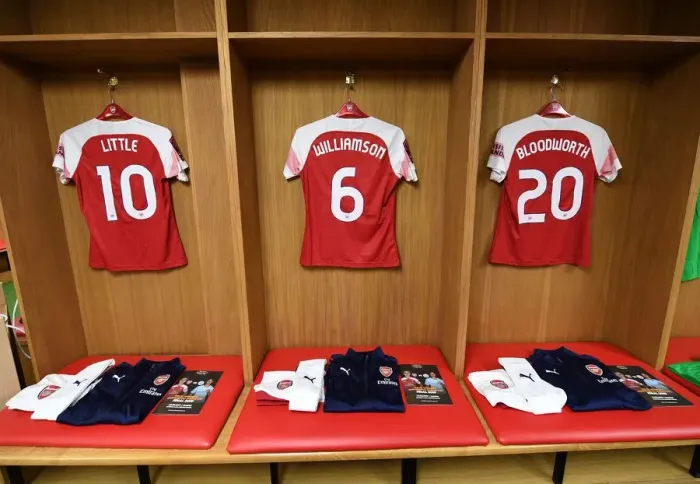 Framed Print : Arsenal Women's Team: Preparing in the Changing Room for the FA WSL Continental Cup Final Against Manchester City Framed Print : Arsenal Women's Team: Preparing in the Changing Room for the FA WSL Continental Cup Final Against Manchester City