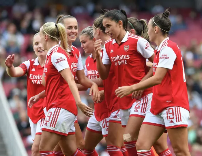 Framed Print : Arsenal Women's Triumph: Rafaelle's Hat-Trick Seals Victory Over Tottenham Hotspur (2022-23) Framed Print : Arsenal Women's Triumph: Rafaelle's Hat-Trick Seals Victory Over Tottenham Hotspur (2022-23)