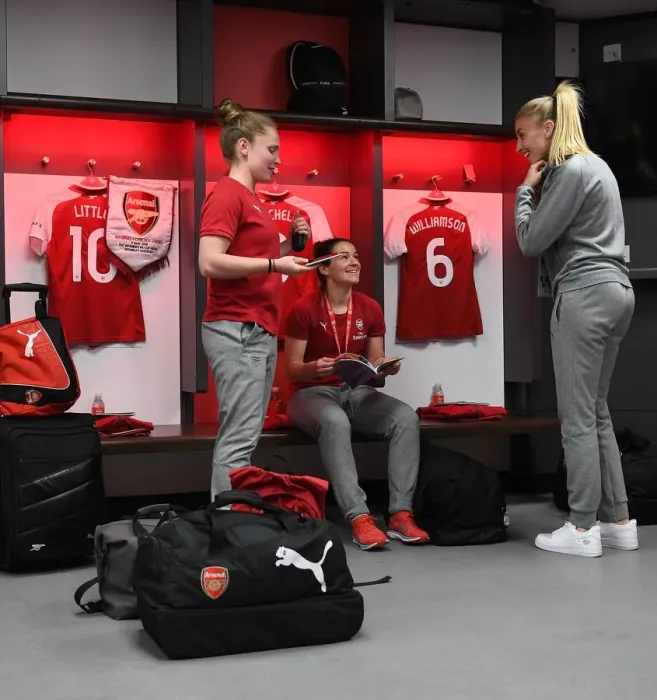 Framed Print : Arsenal Women's Triumvirate: Williamson, Mitchell, and Little Prepare for FA Cup Final Showdown Against Chelsea Framed Print : Arsenal Women's Triumvirate: Williamson, Mitchell, and Little Prepare for FA Cup Final Showdown Against Chelsea
