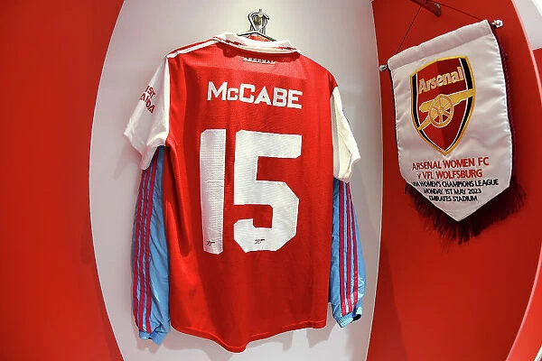 Arsenal Women's UEFA Champions League Semifinal: Katie McCabe's Focused Dressing Room