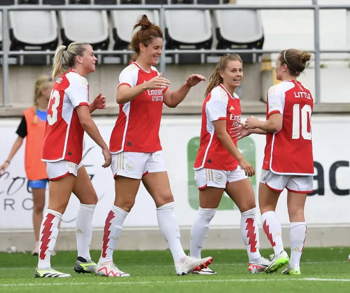 Framed Print : Arsenal Women's UEFA Champions League Victory: Jennifer Beattie Scores the Decisive Goal Against Paris FC (September 2023) Framed Print : Arsenal Women's UEFA Champions League Victory: Jennifer Beattie Scores the Decisive Goal Against Paris FC (September 2023)