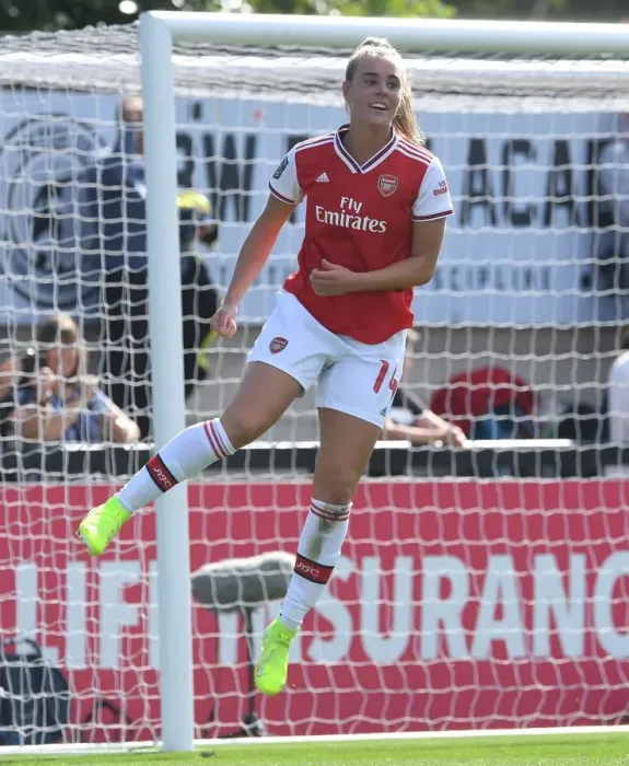 Framed Print : Arsenal Women's Victory: Jill Roord Scores Second Goal Against West Ham United (2019-20) Framed Print : Arsenal Women's Victory: Jill Roord Scores Second Goal Against West Ham United (2019-20)