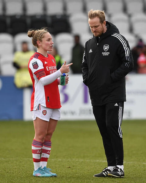 Arsenal Women's Victory: Kim Little and Manager Jonas Eidevall Celebrate Over Manchester United Women in FA WSL Match