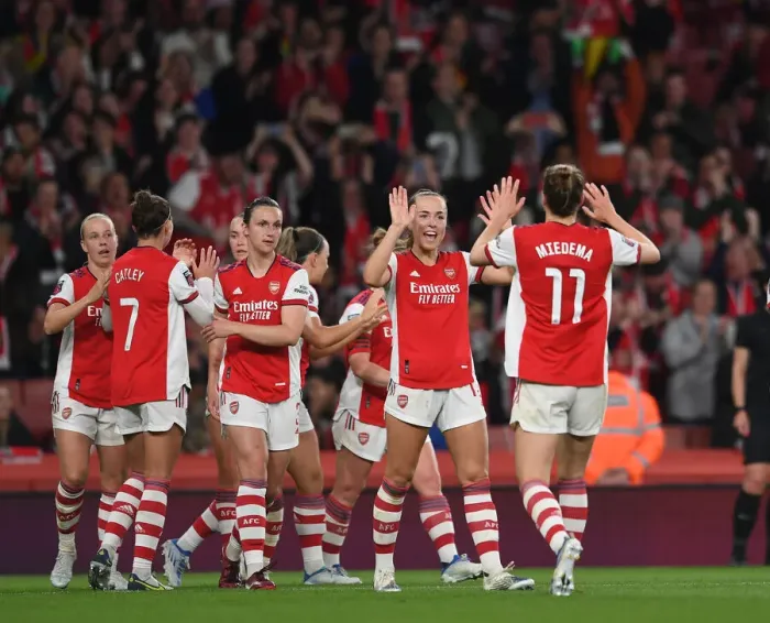 Framed Print : Arsenal Women's Victory: Lia Walti Scores Second Goal Against Tottenham Hotspur in FA WSL Match Framed Print : Arsenal Women's Victory: Lia Walti Scores Second Goal Against Tottenham Hotspur in FA WSL Match