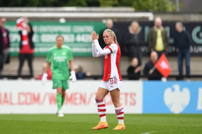 Framed Print : Arsenal Women's Victory Parade: Jordan Nobbs Bids Farewell at Meadow Park