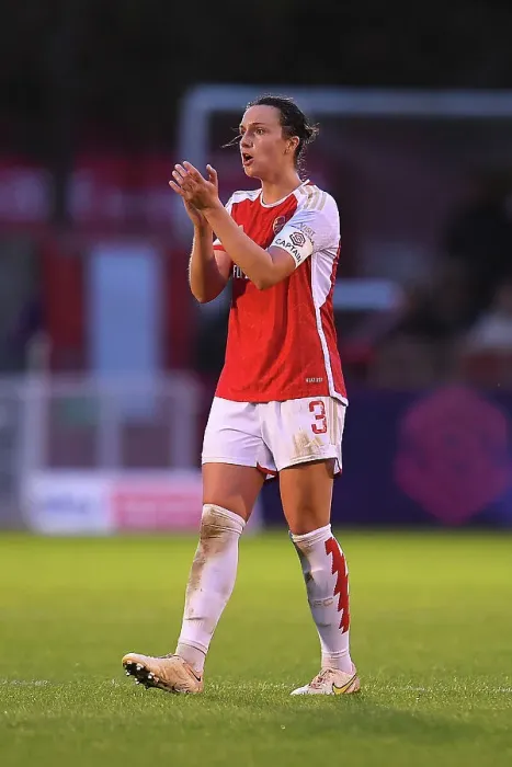 Framed Print : Arsenal Women's Victory: Triumphing over Brighton in the Barclays WSL Clash