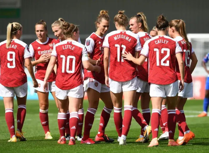 Framed Print : Arsenal Women's Victory: Vivianne Miedema Scores Brace against Reading (2020-21) Framed Print : Arsenal Women's Victory: Vivianne Miedema Scores Brace against Reading (2020-21)