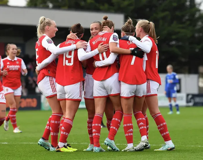 Framed Print : Arsenal Women's Victory: Vivianne Miedema Scores Dramatic Goal Against Everton in FA Women's Super League