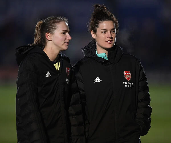 Arsenal Women's Vivianne Miedema and Jennifer Beattie Celebrate after Chelsea Clash in FA WSL
