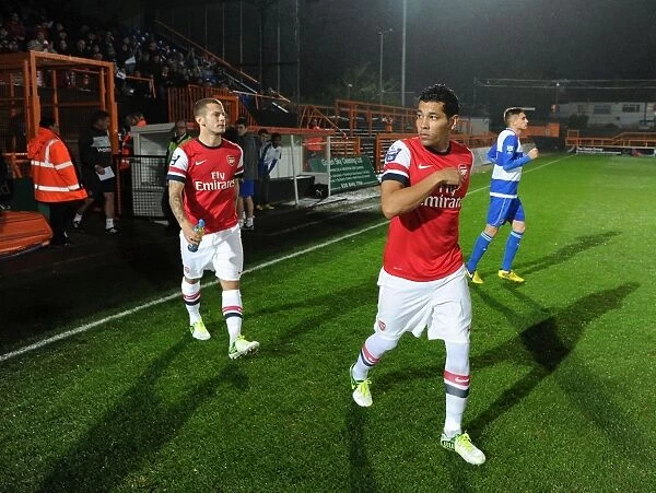 Arsenal Young Guns: Andre Santos and Jack Wilshere Prepare for Action against Reading U21