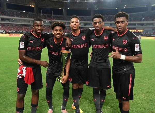 Arsenal Young Stars: Bayern Munich Friendly, Shanghai 2017 - Nketiah, Nelson, Bramall, Willock, Iwobi