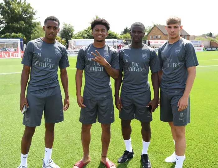 Framed Print : Arsenal Young Stars: Borehamwood Friendly, 2018 Framed Print : Arsenal Young Stars: Borehamwood Friendly, 2018