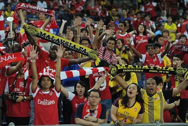 Arsenal's 4-0 Victory Celebration: Bukit Jalil Stadium, Kuala Lumpur, 2011