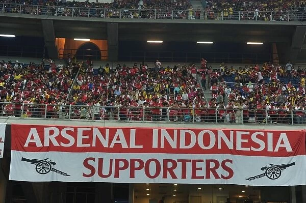 Arsenal's 4-0 Victory Celebration at Bukit Jalil Stadium, Malaysia, 2011