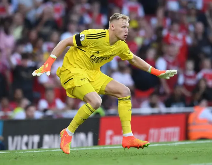 Framed Print : Arsenal's Aaron Ramsdale in Action: Arsenal vs. Fulham, 2022-23 Premier League Framed Print : Arsenal's Aaron Ramsdale in Action: Arsenal vs. Fulham, 2022-23 Premier League