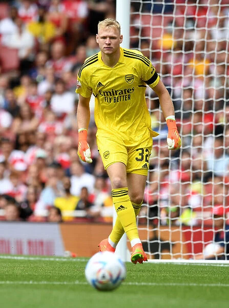 Arsenal's Aaron Ramsdale in Action Against Sevilla at the Emirates Cup 2022