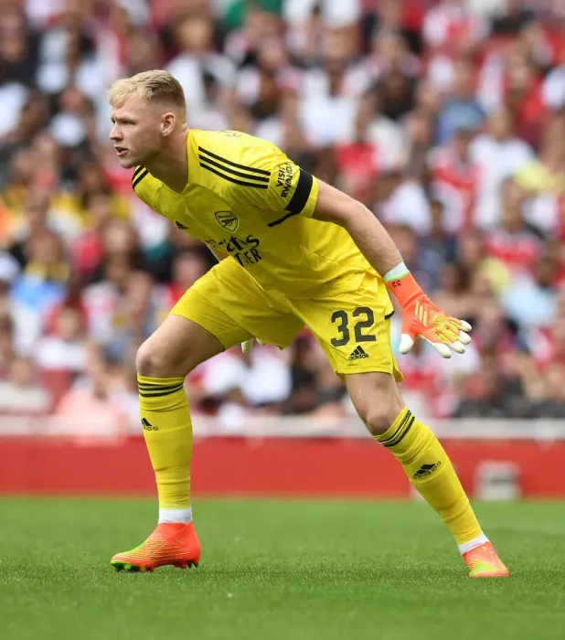 Framed Print : Arsenal's Aaron Ramsdale in Action Against Sevilla at Emirates Cup 2022 Framed Print : Arsenal's Aaron Ramsdale in Action Against Sevilla at Emirates Cup 2022