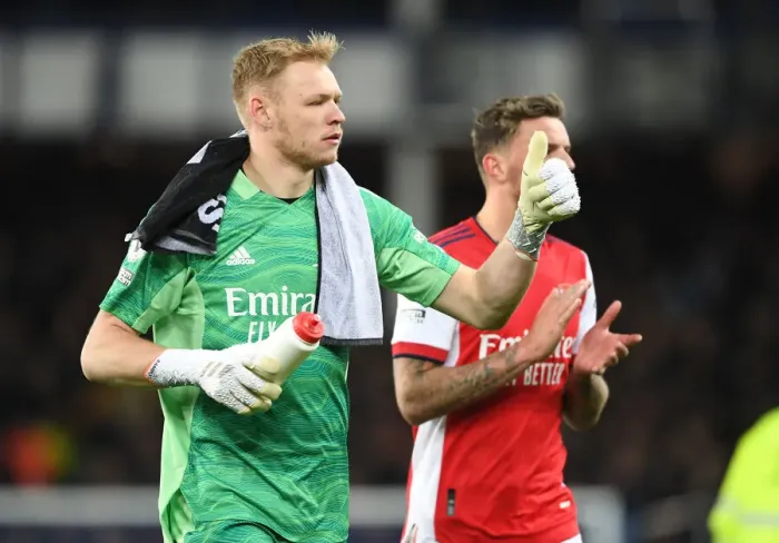 Framed Print : Arsenal's Aaron Ramsdale Appreciates Fan Support after Everton Clash (Everton vs Arsenal, Premier League 2020-21) Framed Print : Arsenal's Aaron Ramsdale Appreciates Fan Support after Everton Clash (Everton vs Arsenal, Premier League 2020-21)