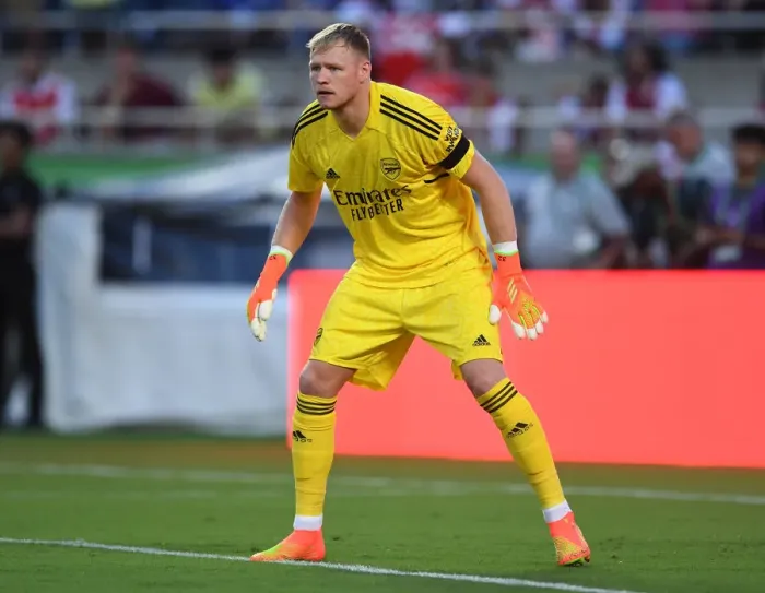 Framed Print : Arsenal's Aaron Ramsdale Faces Off Against Chelsea in the 2022-23 Florida Cup Framed Print : Arsenal's Aaron Ramsdale Faces Off Against Chelsea in the 2022-23 Florida Cup