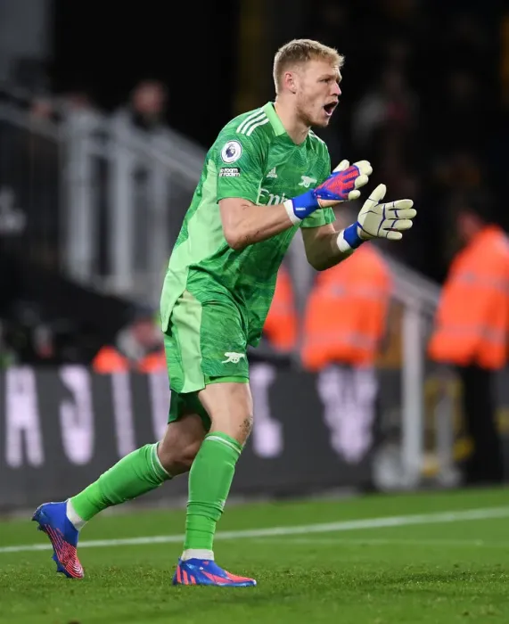 Framed Print : Arsenal's Aaron Ramsdale Faces Off in Intense Premier League Showdown Against Wolverhampton Wanderers Framed Print : Arsenal's Aaron Ramsdale Faces Off in Intense Premier League Showdown Against Wolverhampton Wanderers