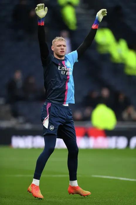 Framed Print : Arsenal's Aaron Ramsdale Gears Up for Tottenham Showdown - Premier League 2022-23