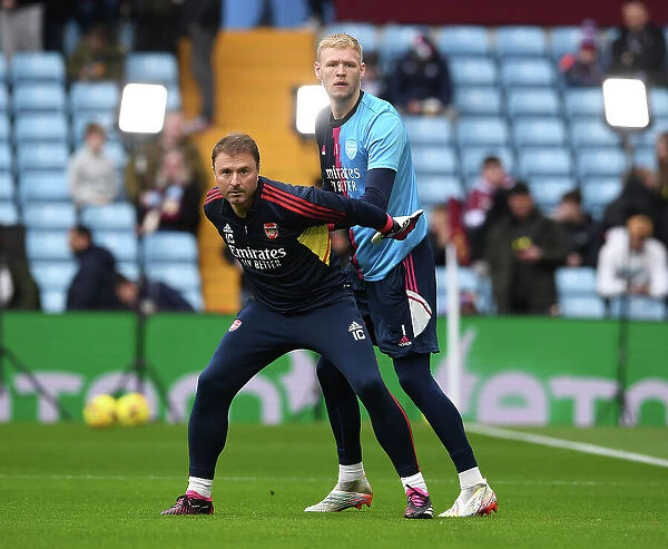 Arsenal's Aaron Ramsdale and Inaki Cana Prepare for Aston Villa Clash in Premier League